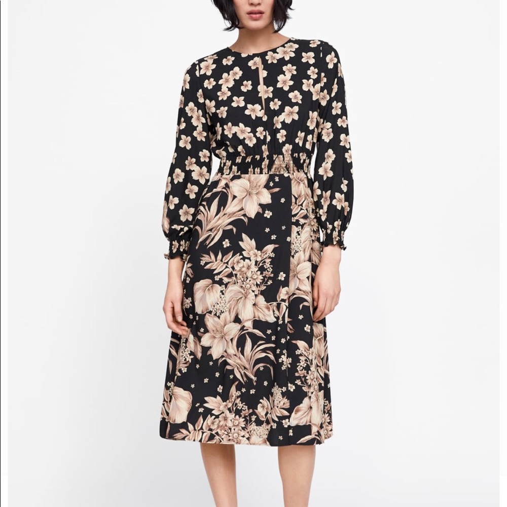 Zara Floral Dress - Picture 1 of 9